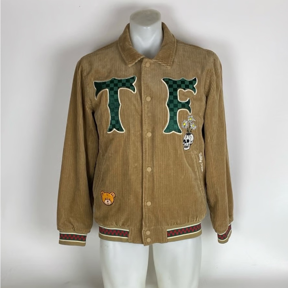Teddy fresh baseball Tan Corduroy Jacket